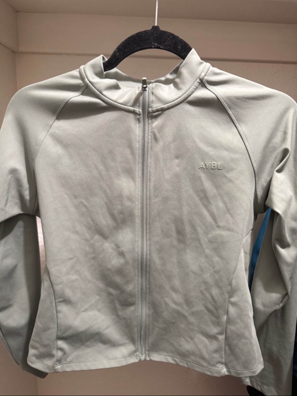 AYBL Light Sage Athletic Zip Jacket